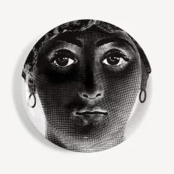 Fornasetti Vassoi E Pliants Decorativi^Vassoio Tema E Variazioni N.36 Bianco Nero