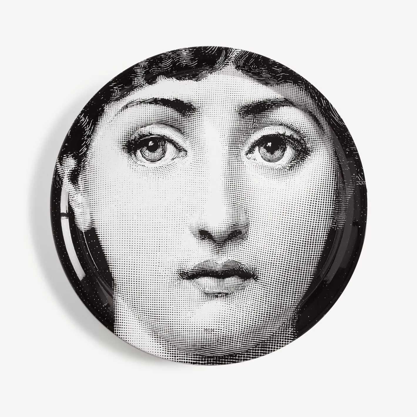 Fornasetti Vassoi E Pliants Decorativi^Vassoio Tema E Variazioni N.1 Bianco Nero