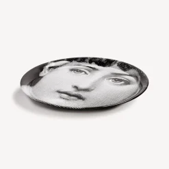 Fornasetti Vassoi E Pliants Decorativi^Vassoio Tema E Variazioni N.1 Bianco Nero