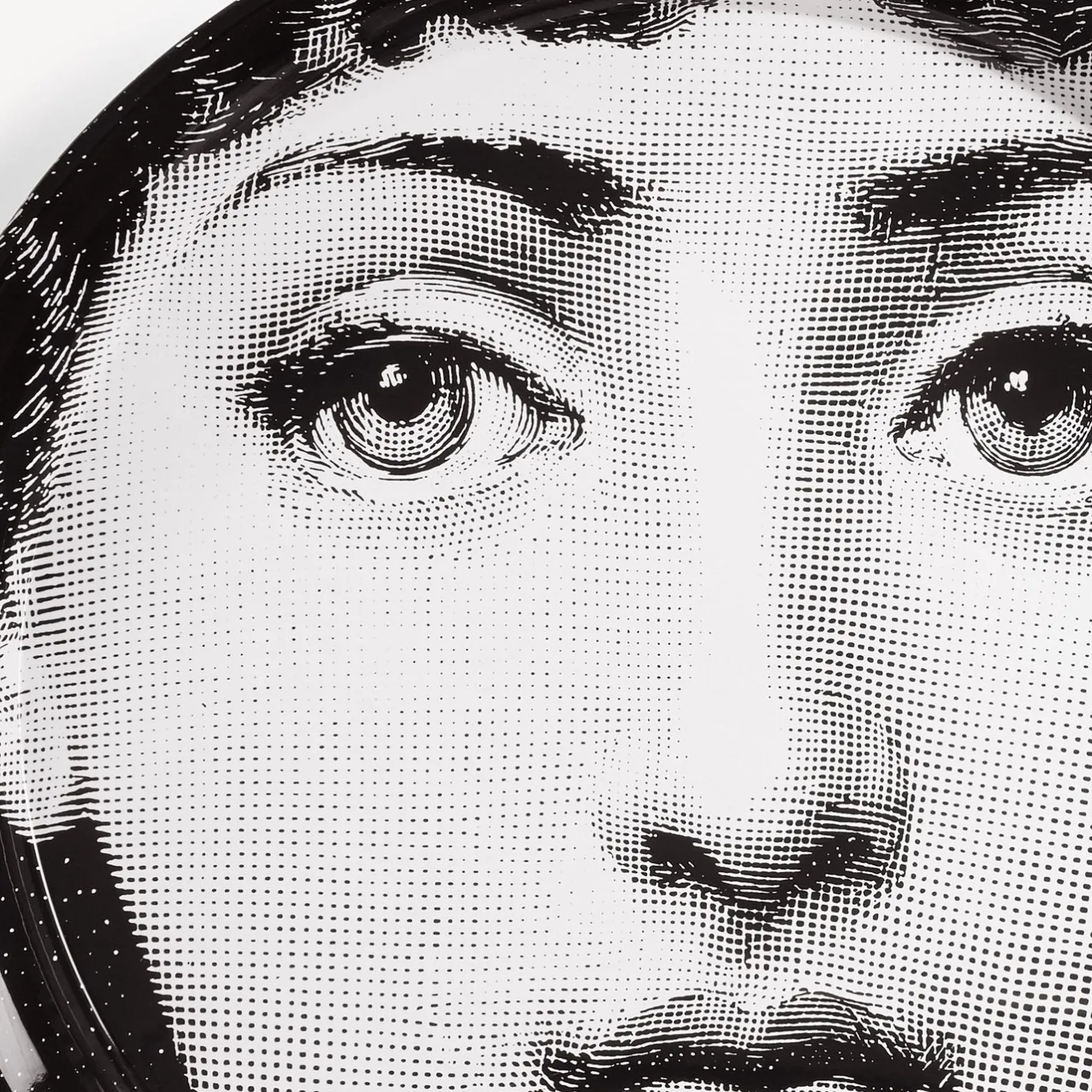 Fornasetti Vassoi E Pliants Decorativi^Vassoio Tema E Variazioni N.1 Bianco Nero