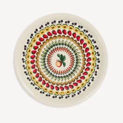 Fornasetti Vassoi E Pliants Decorativi^Vassoio Tondo Giostra Di Frutta Multicolore