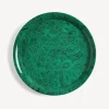 Fornasetti Vassoi E Pliants Decorativi^Vassoio Verde Malachite Verde/Nero