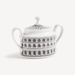 Fornasetti Set Da Te E Caffe^Zuccheriera Architettura Bianco Nero