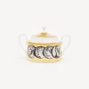 Fornasetti Set Da Te E Caffe^Zuccheriera Cammei Bianco/Nero/Oro