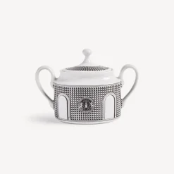 Fornasetti Set Da Te E Caffe^Zuccheriera Facciata Quattrocentesca Bianco Nero