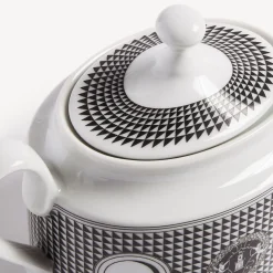 Fornasetti Set Da Te E Caffe^Zuccheriera Facciata Quattrocentesca Bianco Nero