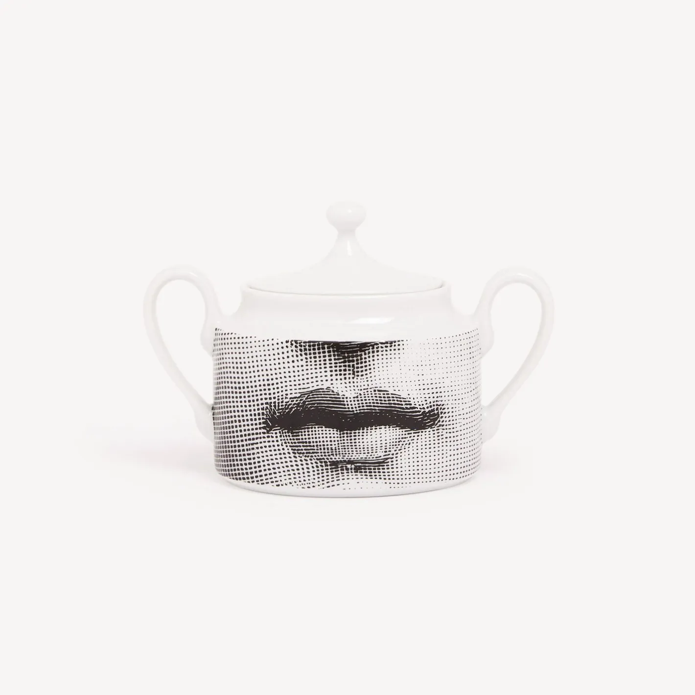 Fornasetti Set Da Te E Caffe^Zuccheriera Tema E Variazioni Bianco Nero