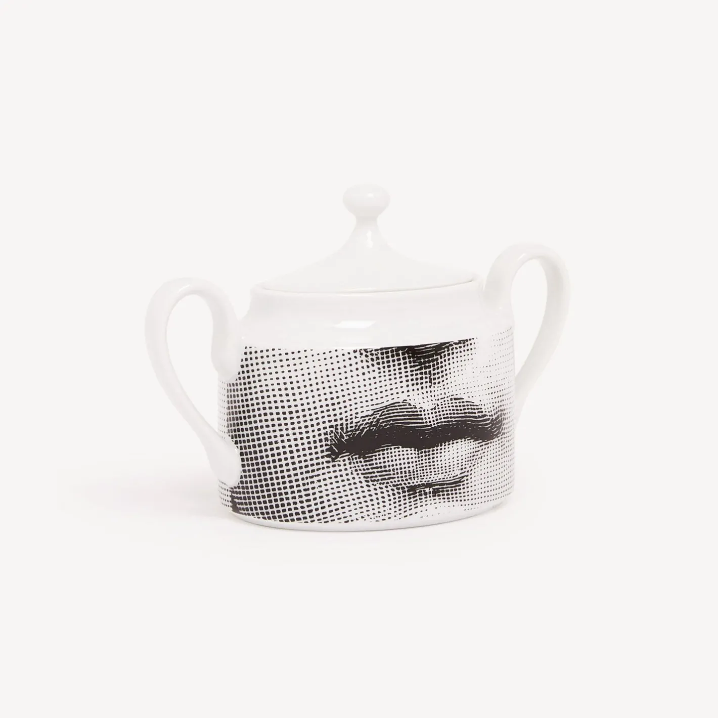 Fornasetti Set Da Te E Caffe^Zuccheriera Tema E Variazioni Bianco Nero