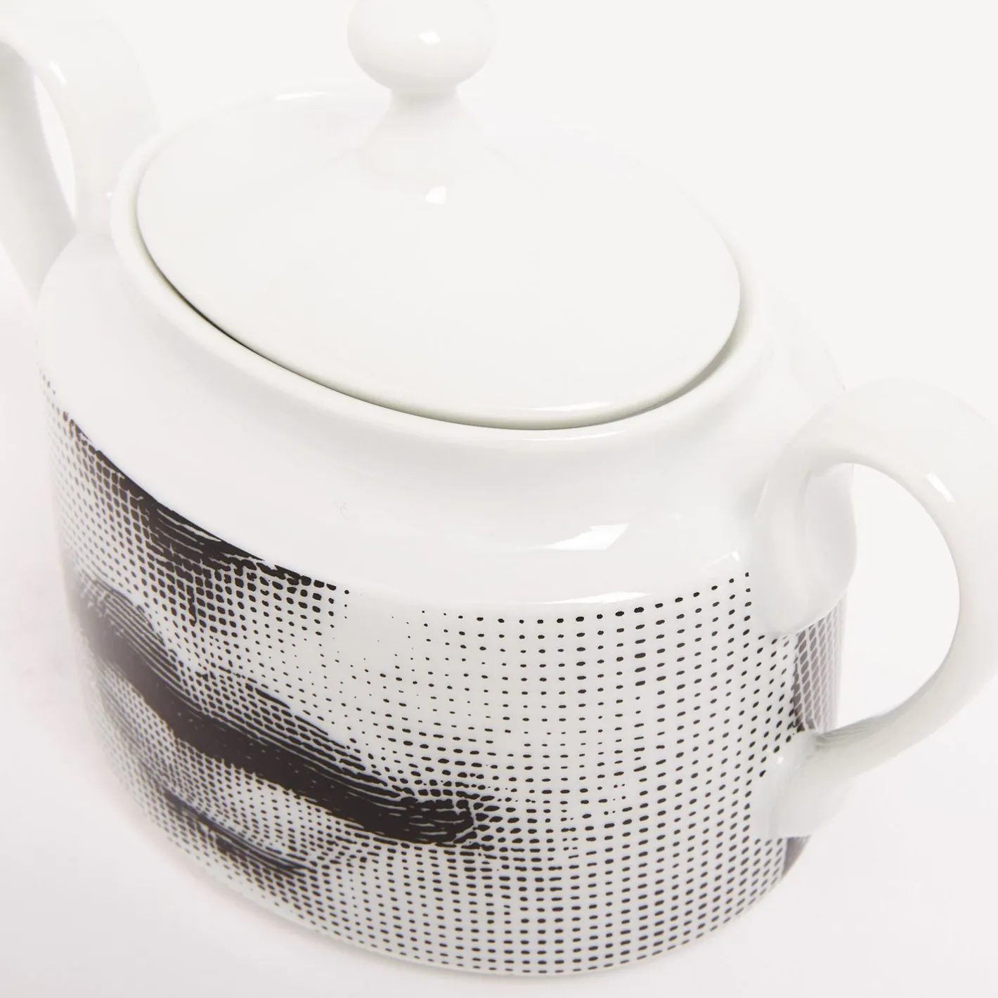 Fornasetti Set Da Te E Caffe^Zuccheriera Tema E Variazioni Bianco Nero